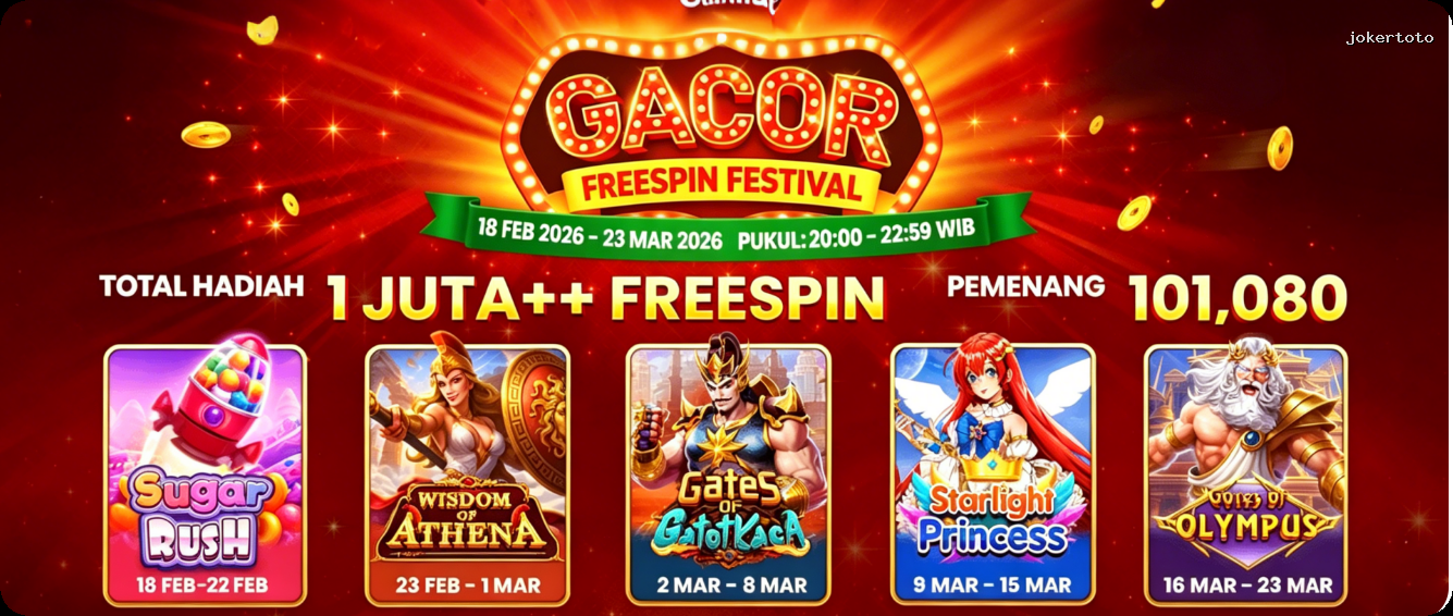 Login jokertoto Sekarang Bonus Melimpah